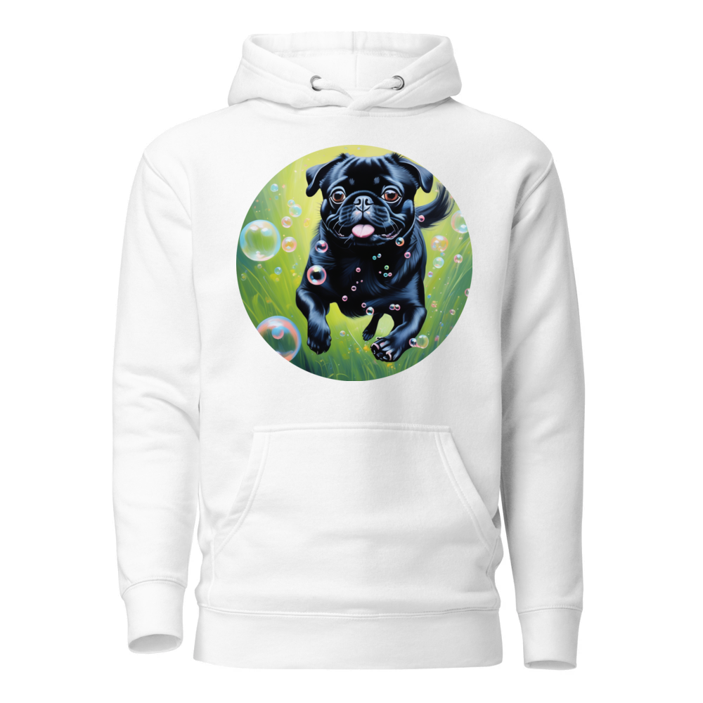 PugMug Custom Black Pug Hoodie