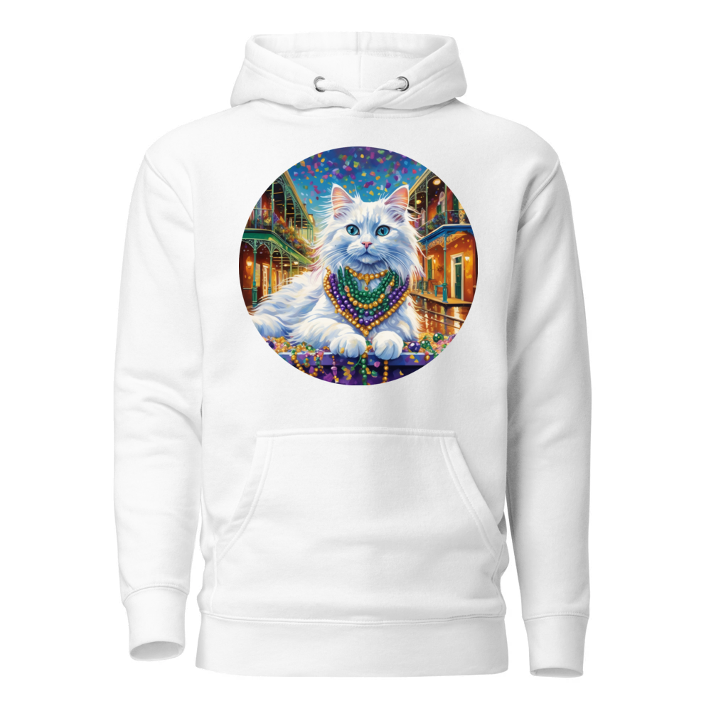 PugMug Custom White Ragdoll Cat Hoodie