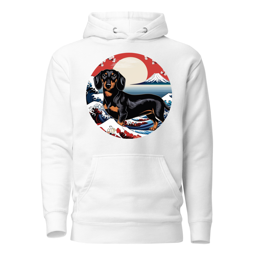 PugMug Custom Black Dachshund Hoodie