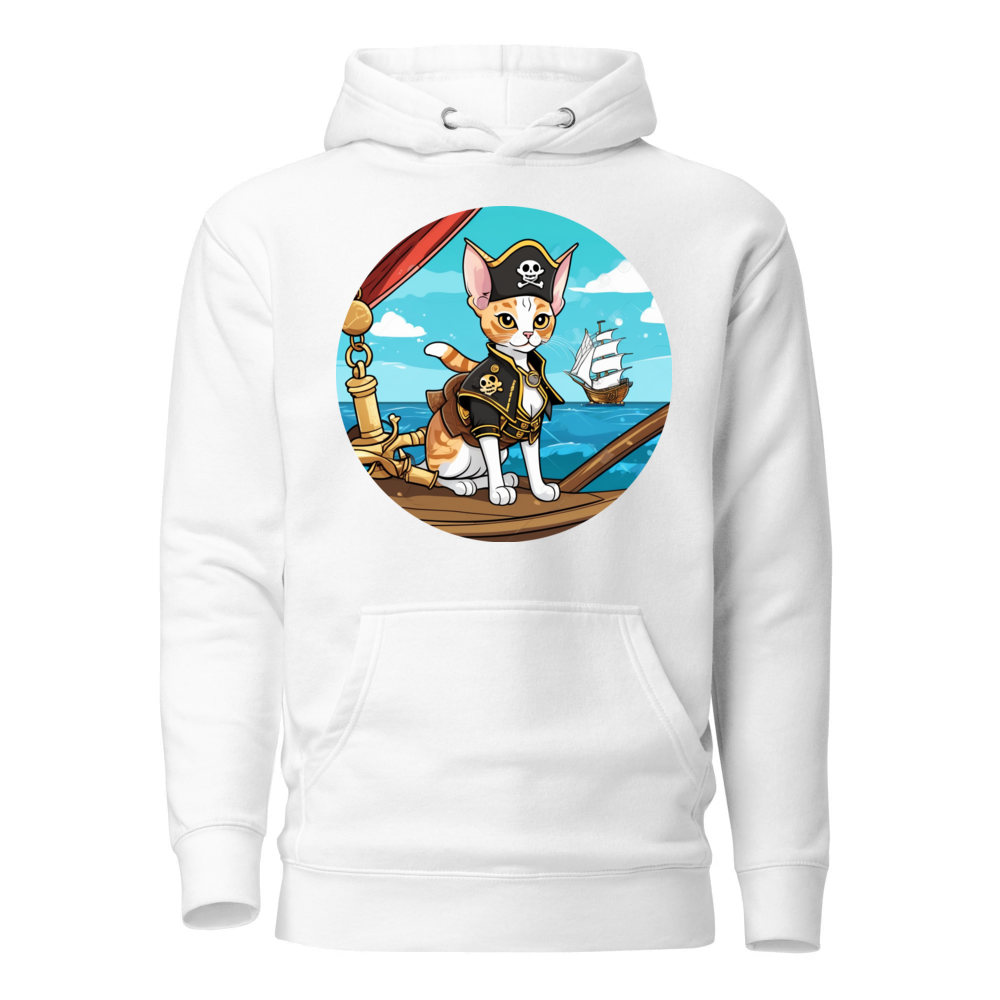PugMug Custom Tabby Devon Rex Cat Hoodie