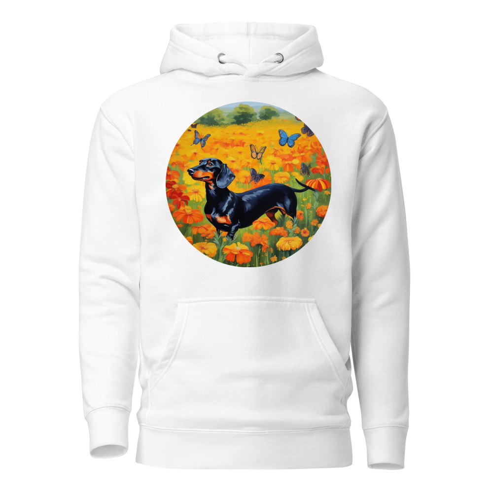 PugMug Custom Black Dachshund Hoodie