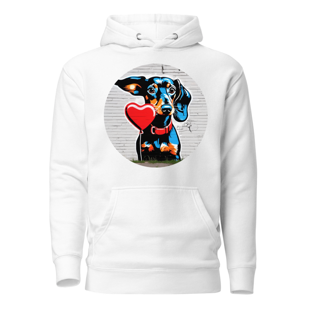 PugMug Custom Black Dachshund Hoodie