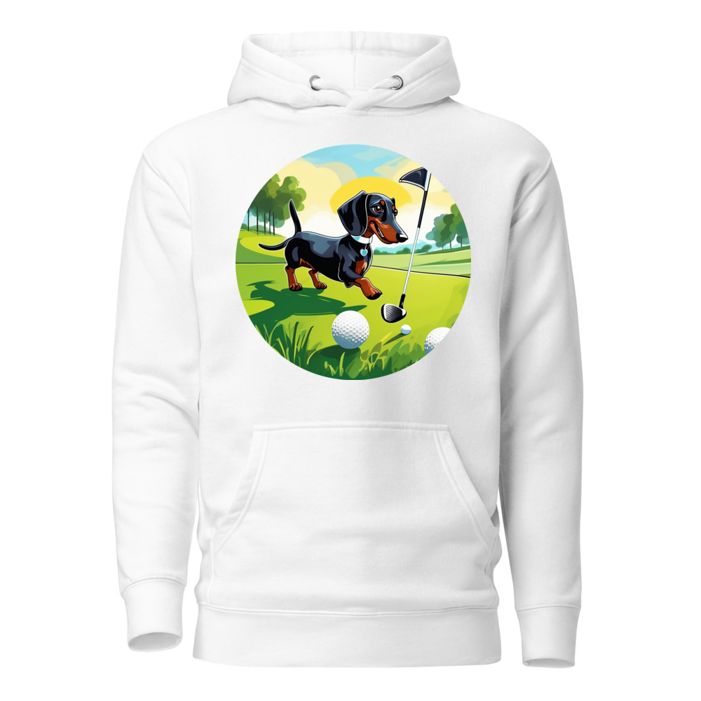 PugMug Custom Black Dachshund Hoodie