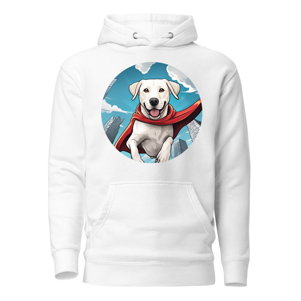 PugMug Custom White Labrador Retriever Hoodie