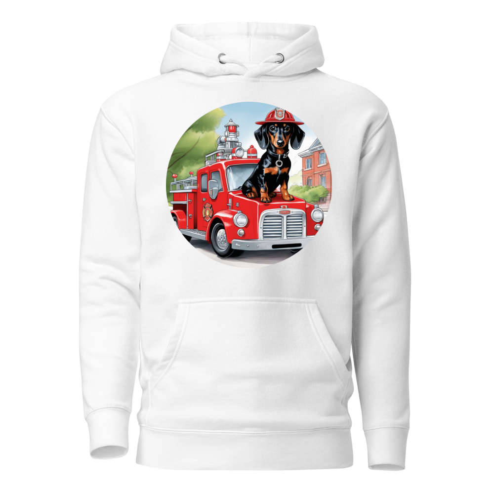 PugMug Custom Black Dachshund Hoodie