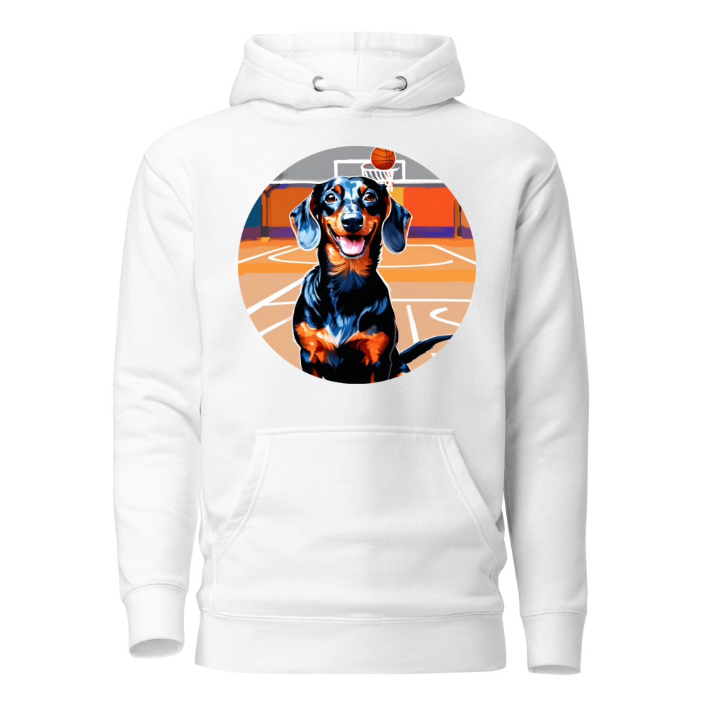 PugMug Custom Black Dachshund Hoodie
