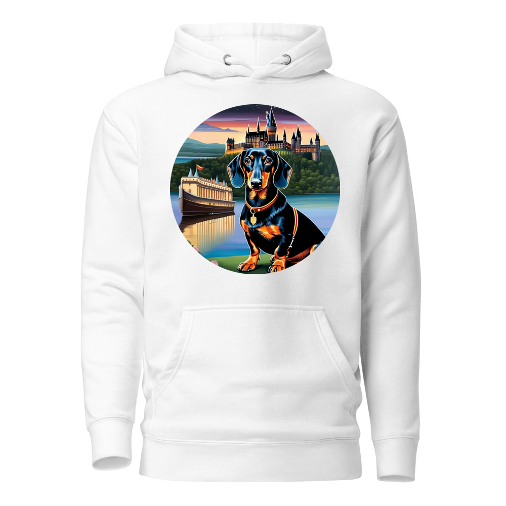 PugMug Custom Black Dachshund Hoodie
