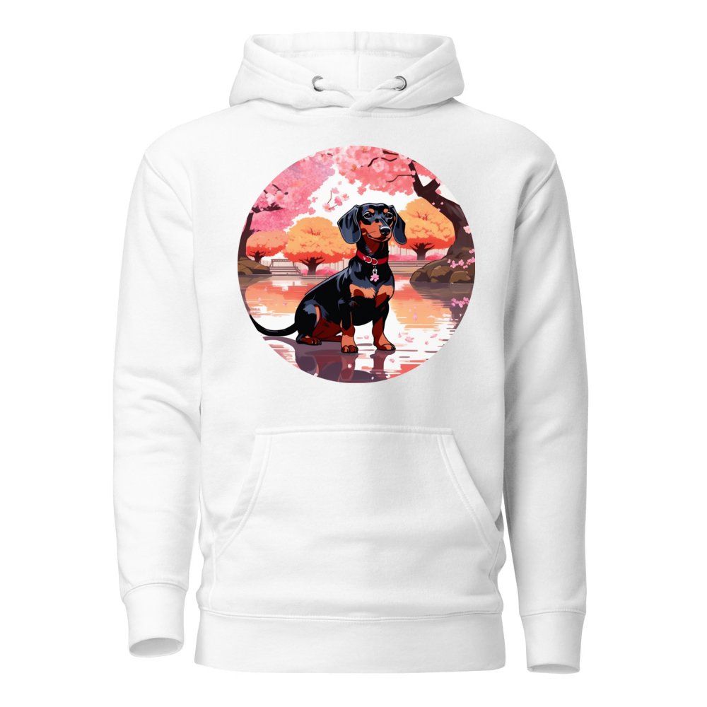 PugMug Custom Black Dachshund Hoodie