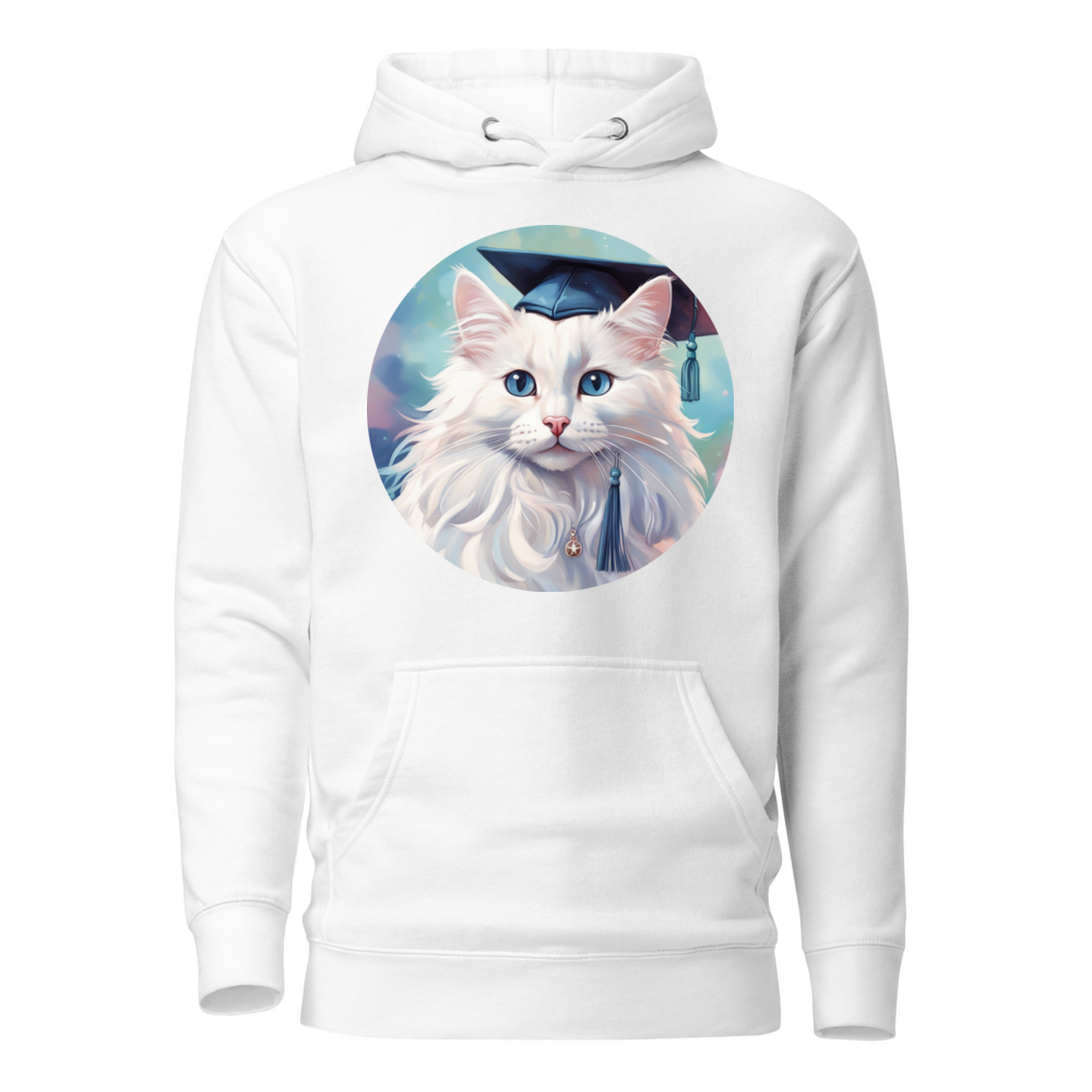 PugMug Custom White Ragdoll Cat Hoodie