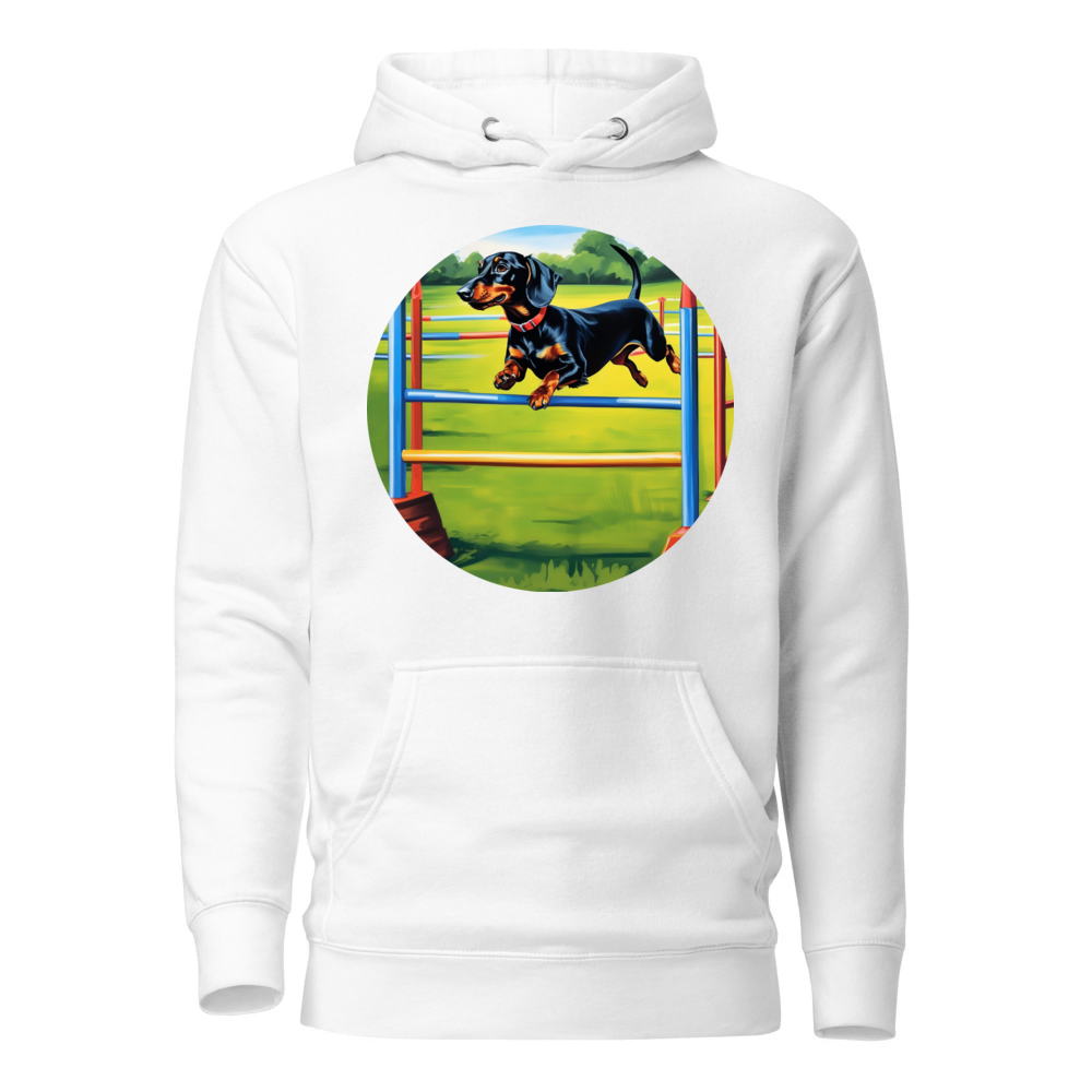 PugMug Custom Black Dachshund Hoodie