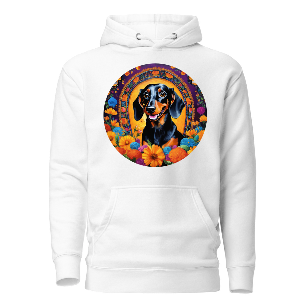 PugMug Custom Black Dachshund Hoodie