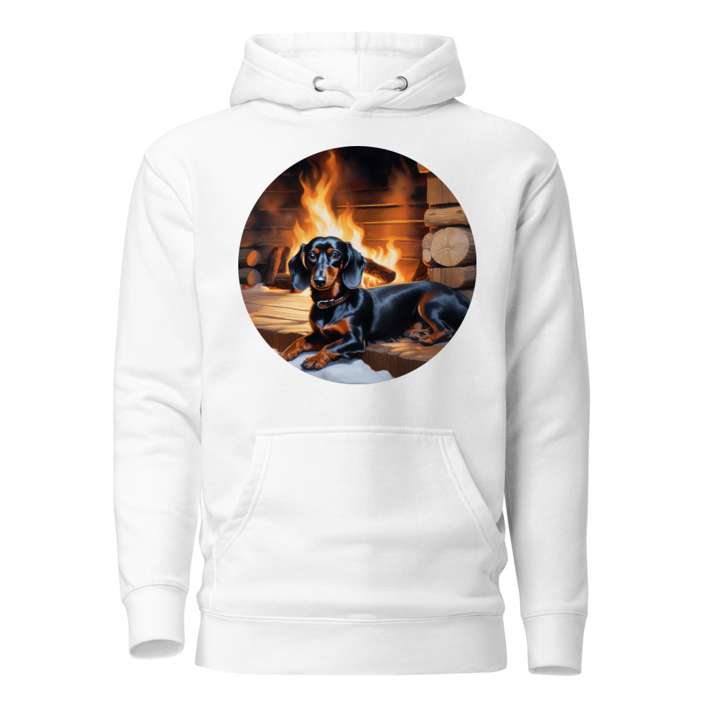 PugMug Custom Black Dachshund Hoodie