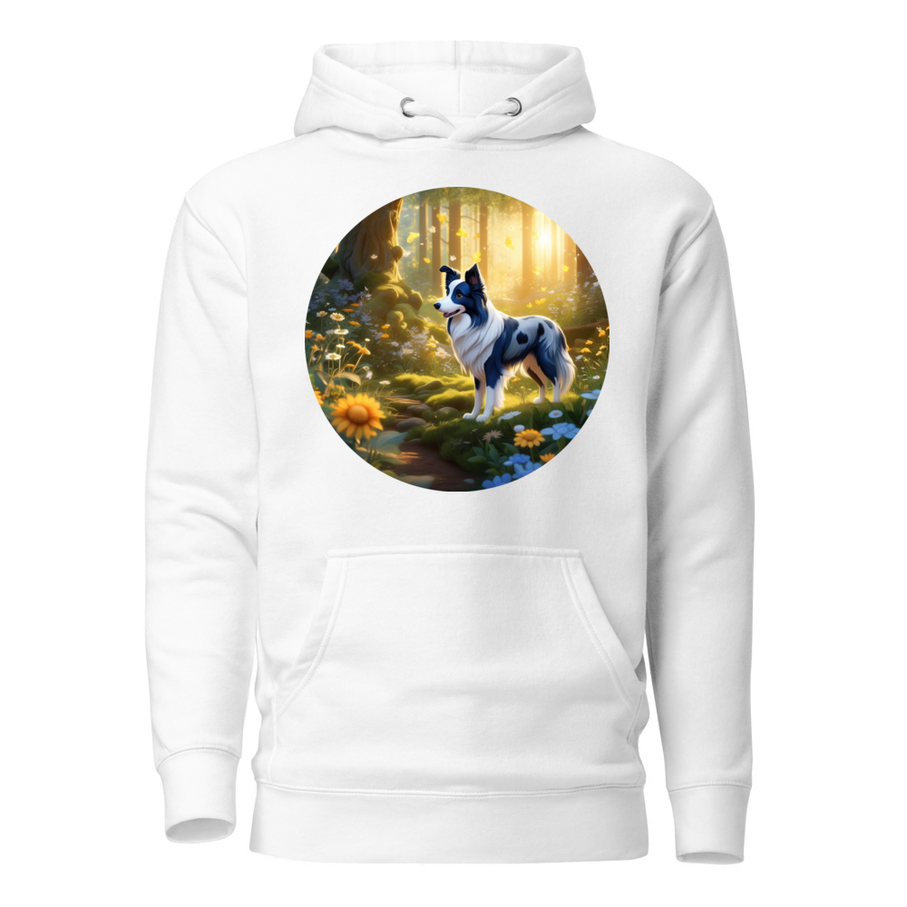 PugMug Custom Blue Merle Border Collie Hoodie