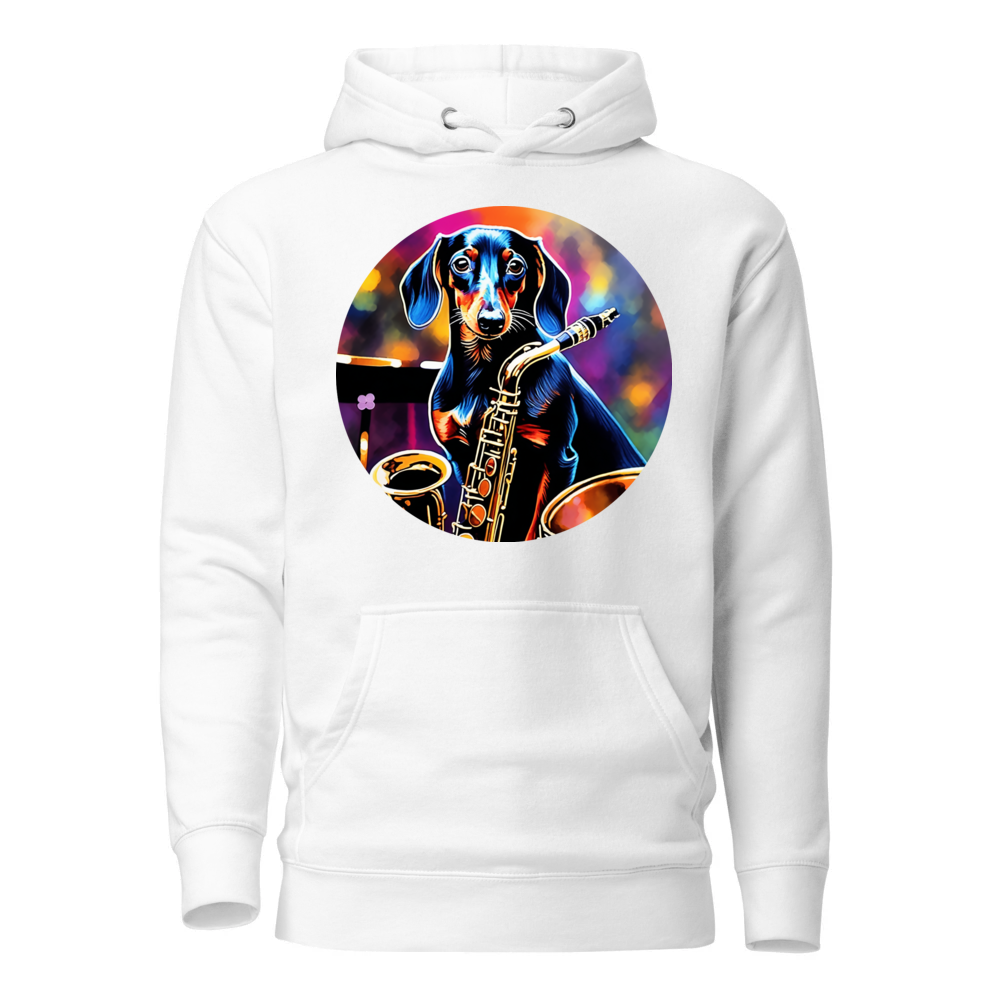 PugMug Custom Black Dachshund Hoodie