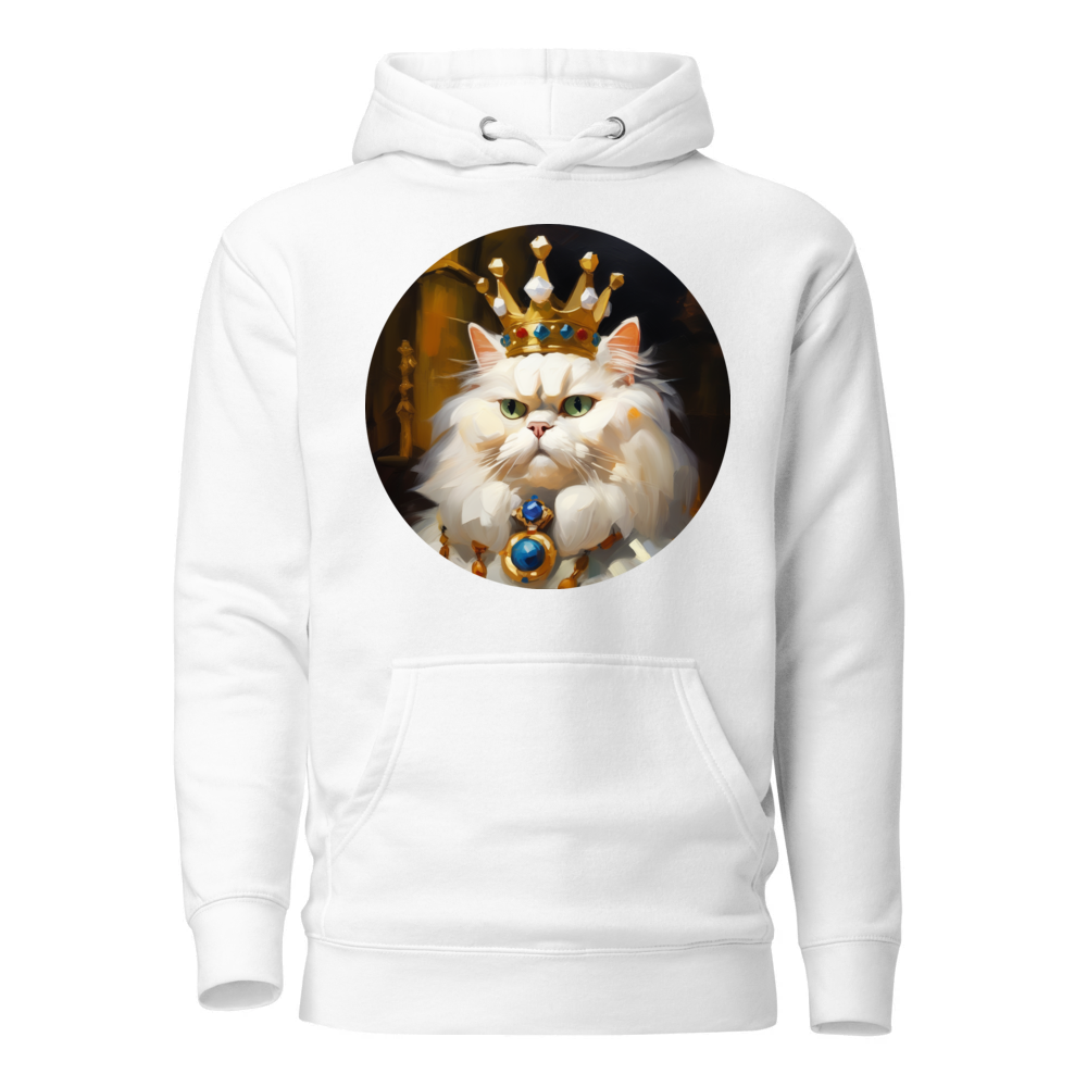 PugMug Custom White Persian Cat Hoodie