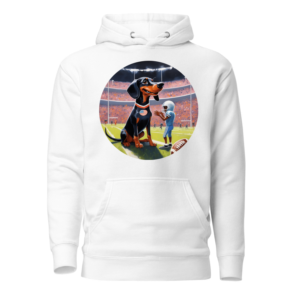PugMug Custom Black Dachshund Hoodie
