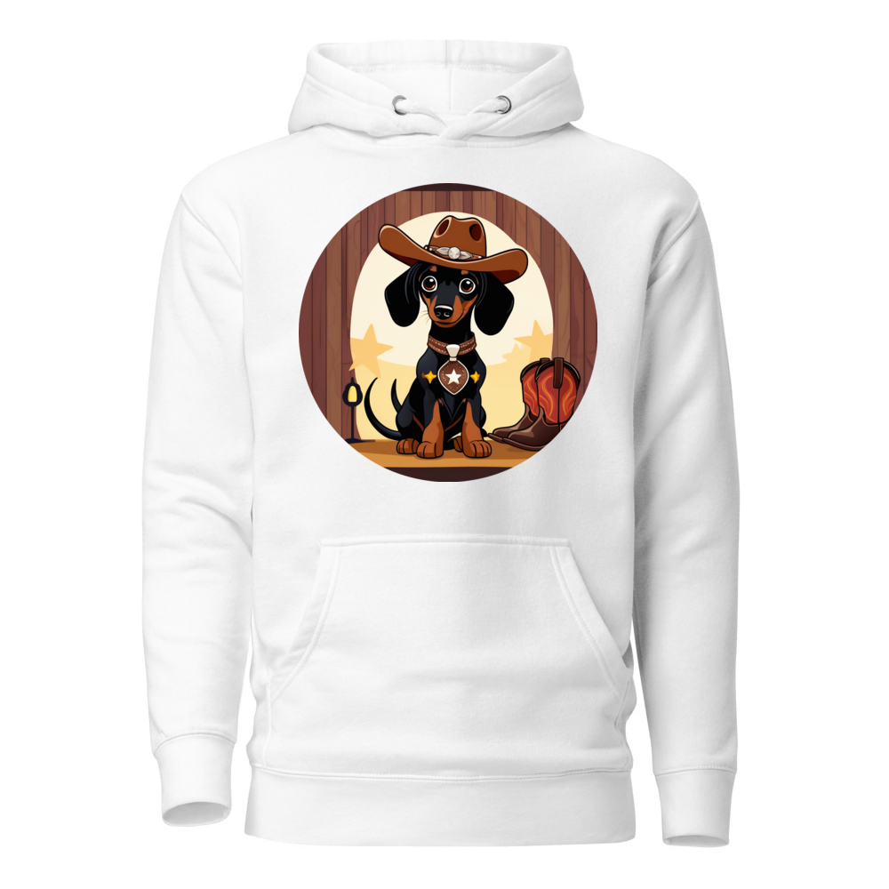 PugMug Custom Black Dachshund Hoodie