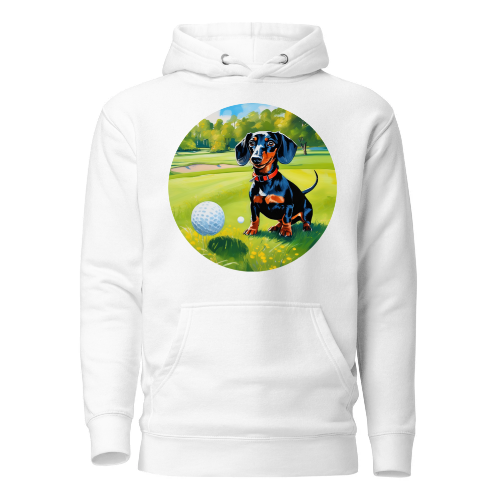 PugMug Custom Black Dachshund Hoodie