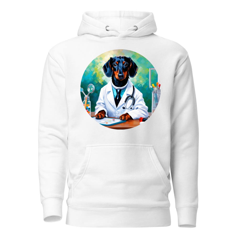 PugMug Custom Black Dachshund Hoodie