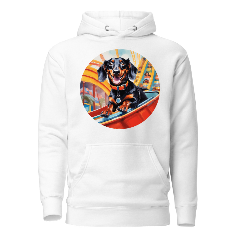PugMug Custom Black Dachshund Hoodie