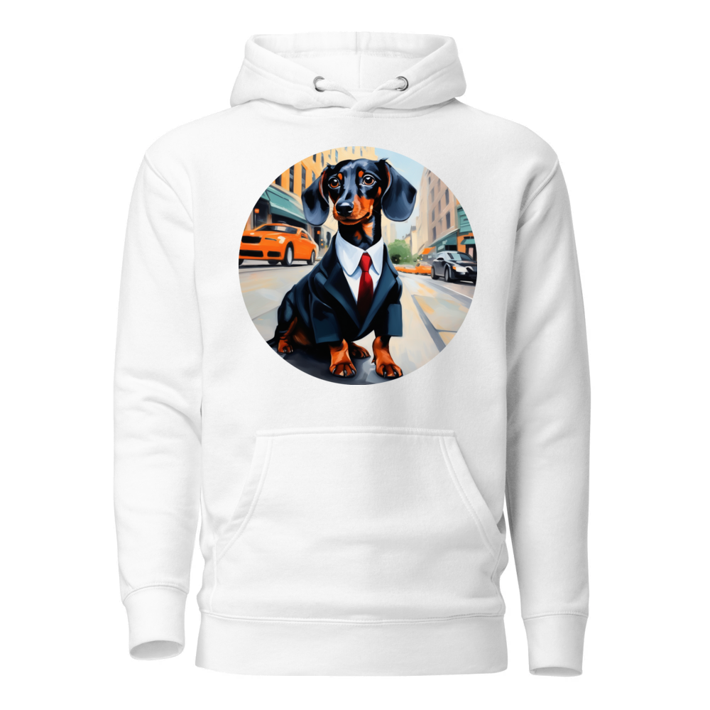 PugMug Custom Black Dachshund Hoodie