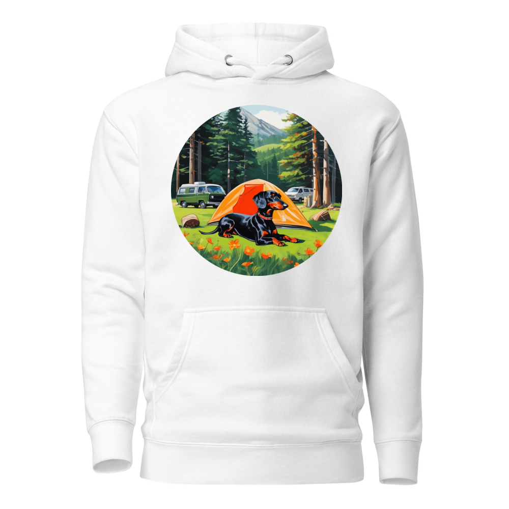 PugMug Custom Black Dachshund Hoodie
