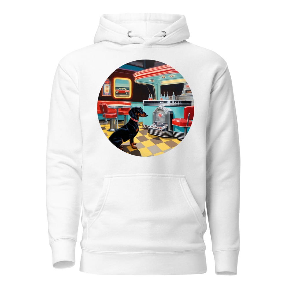 PugMug Custom Black Dachshund Hoodie