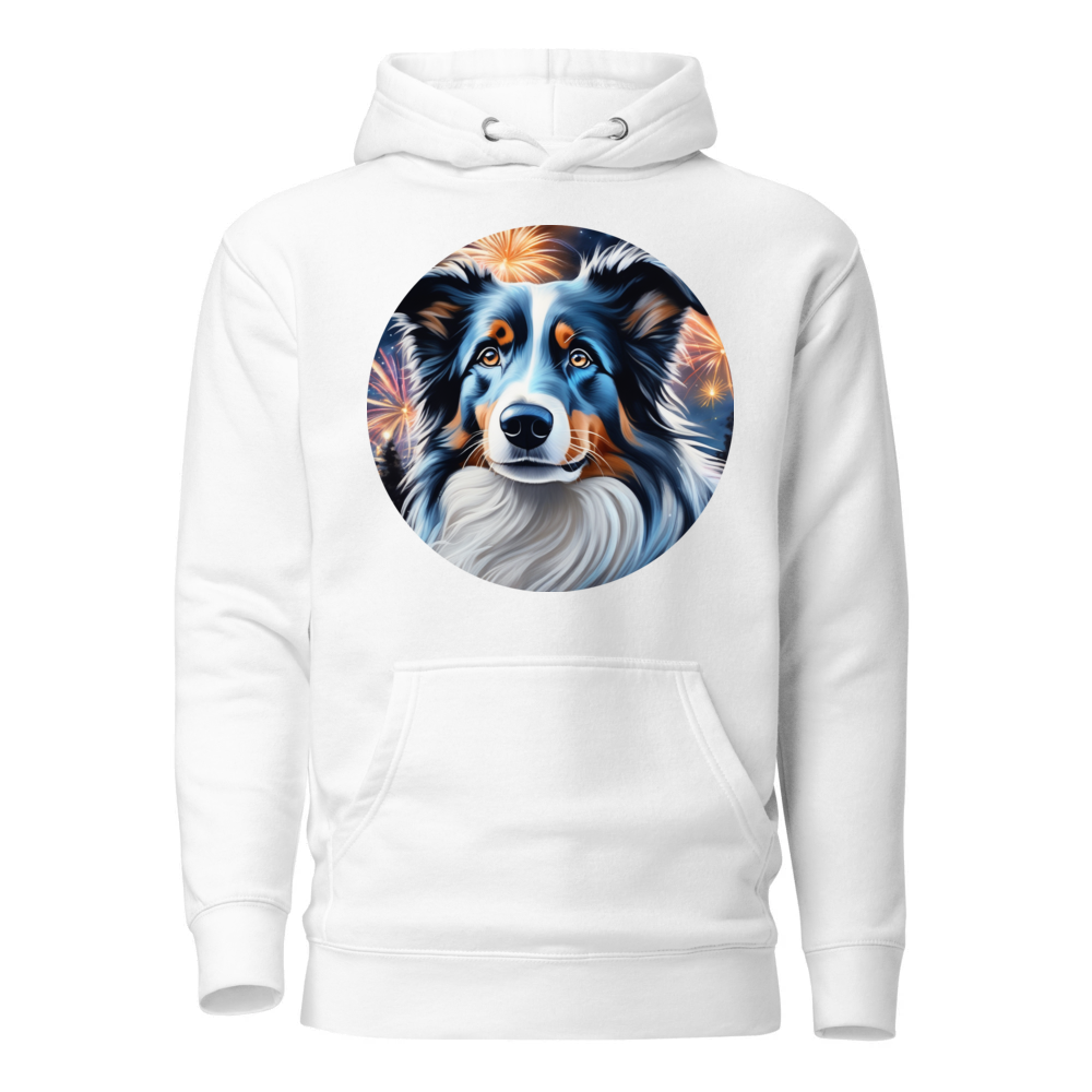 PugMug Custom Blue Merle Border Collie Hoodie
