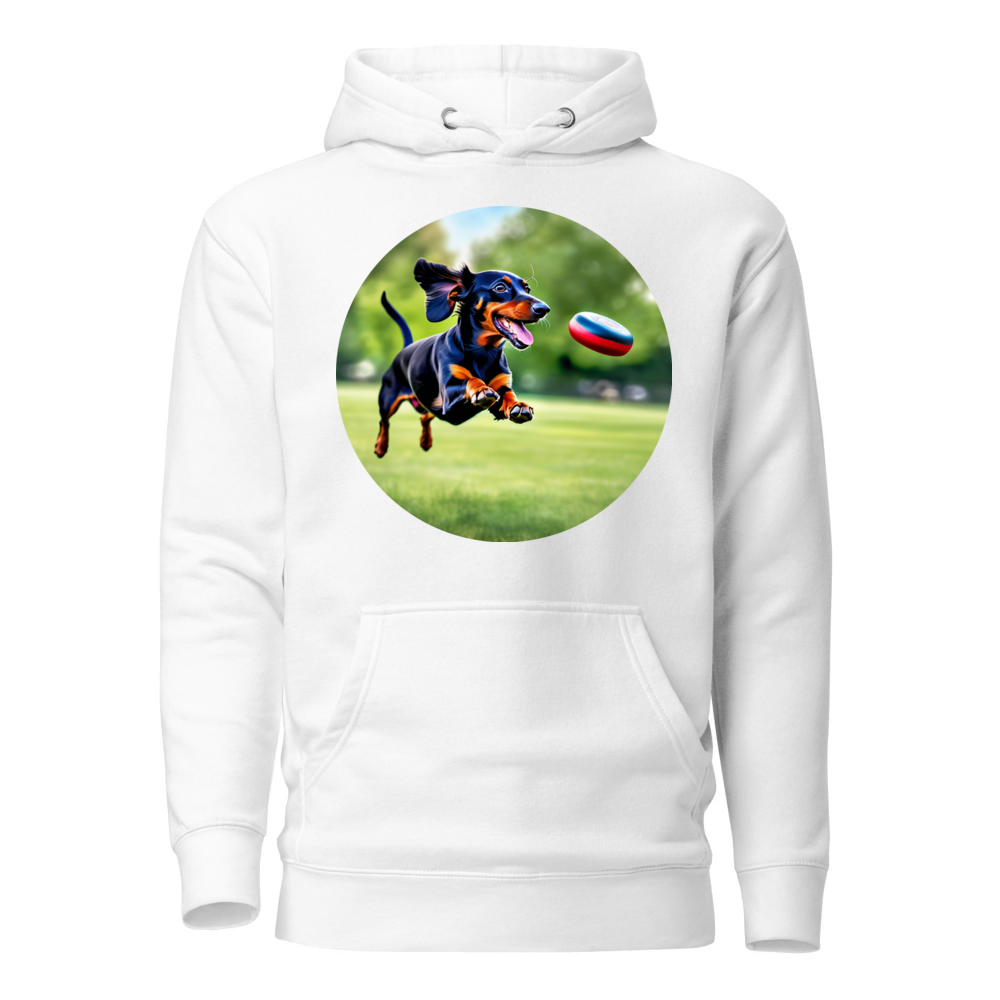 PugMug Custom Black Dachshund Hoodie
