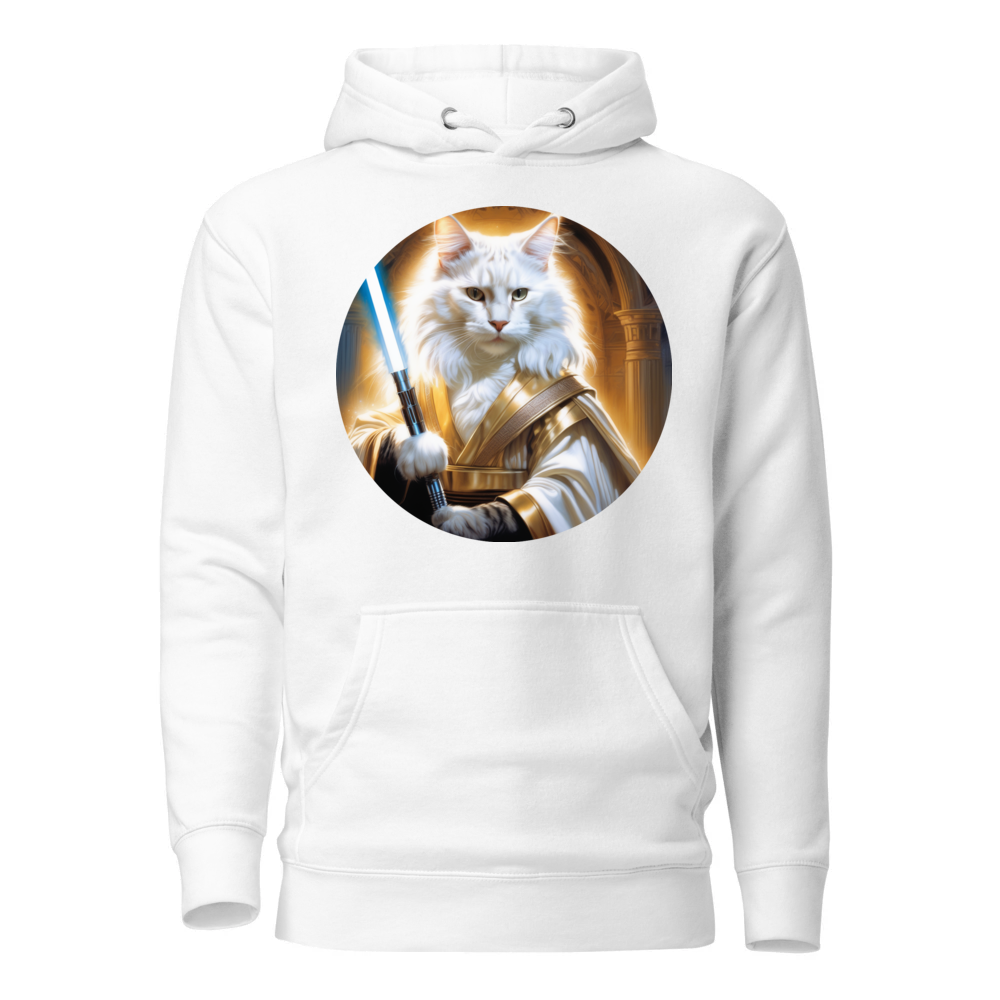 PugMug Custom White Maine Coon Cat Hoodie