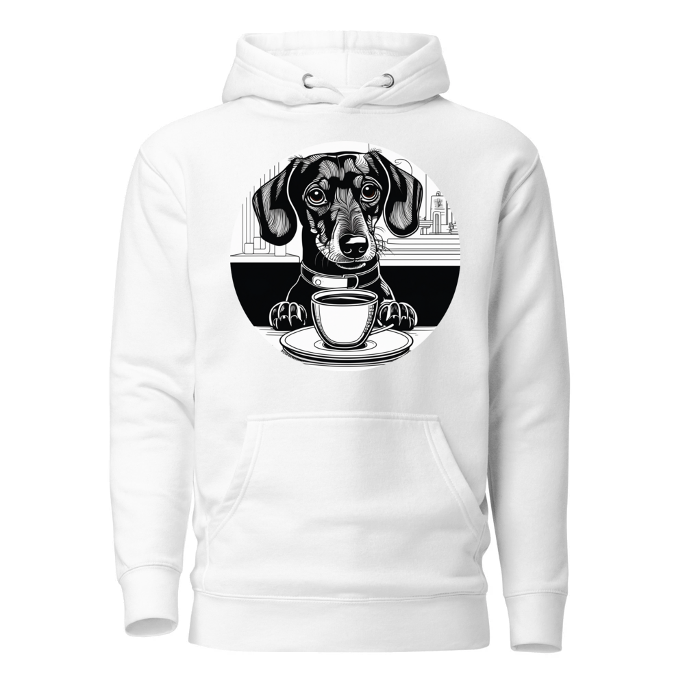 PugMug Custom Black Dachshund Hoodie