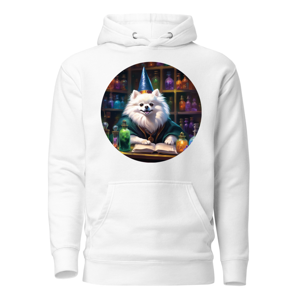 PugMug Custom White Pomeranian Hoodie