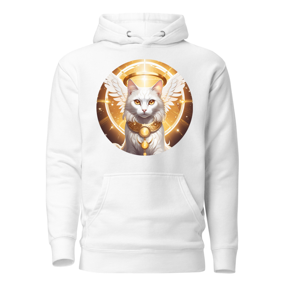 PugMug Custom White Companion Cat Hoodie