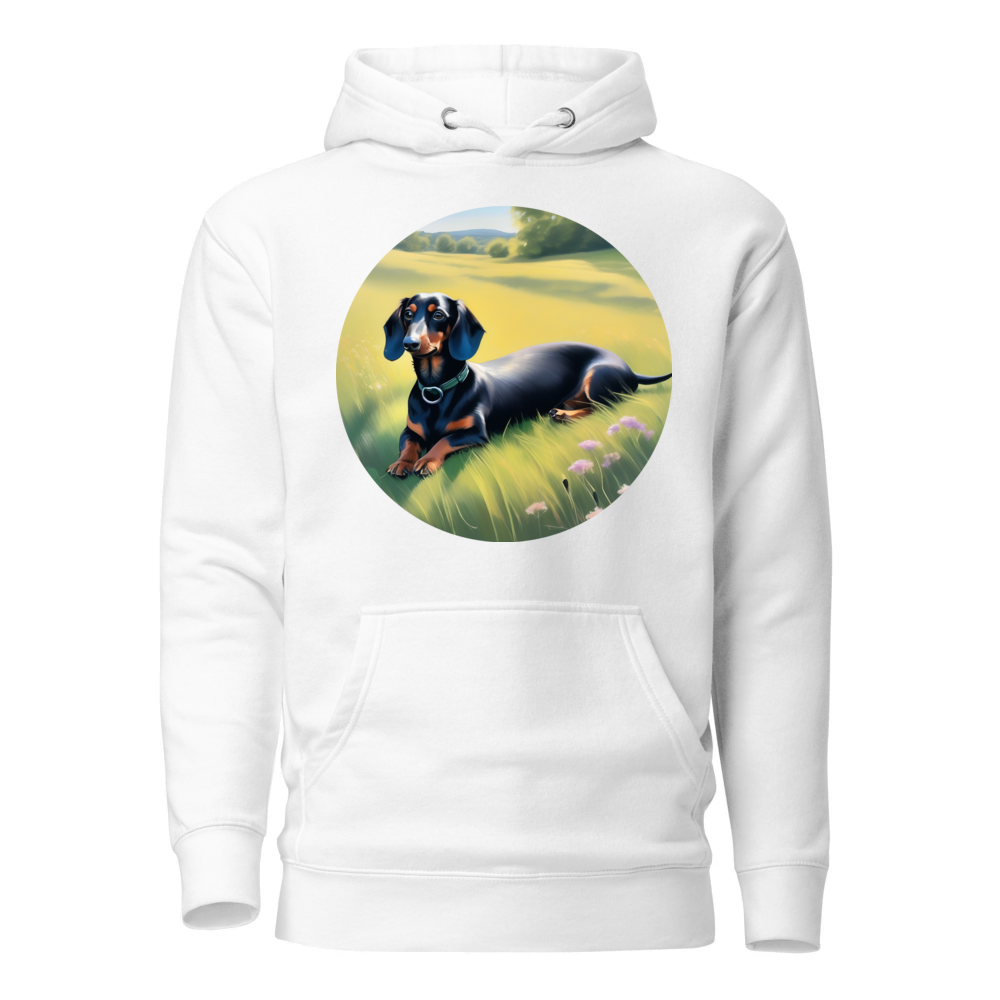 PugMug Custom Black Dachshund Hoodie
