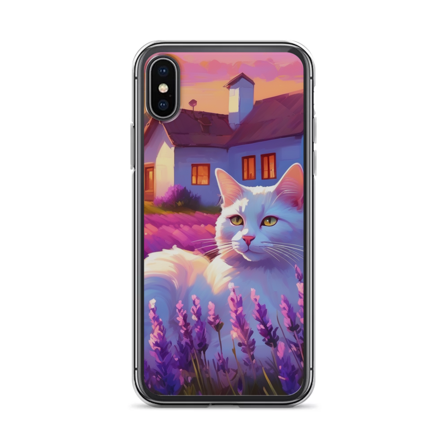 PugMug Custom White Companion Cat iPhone Case