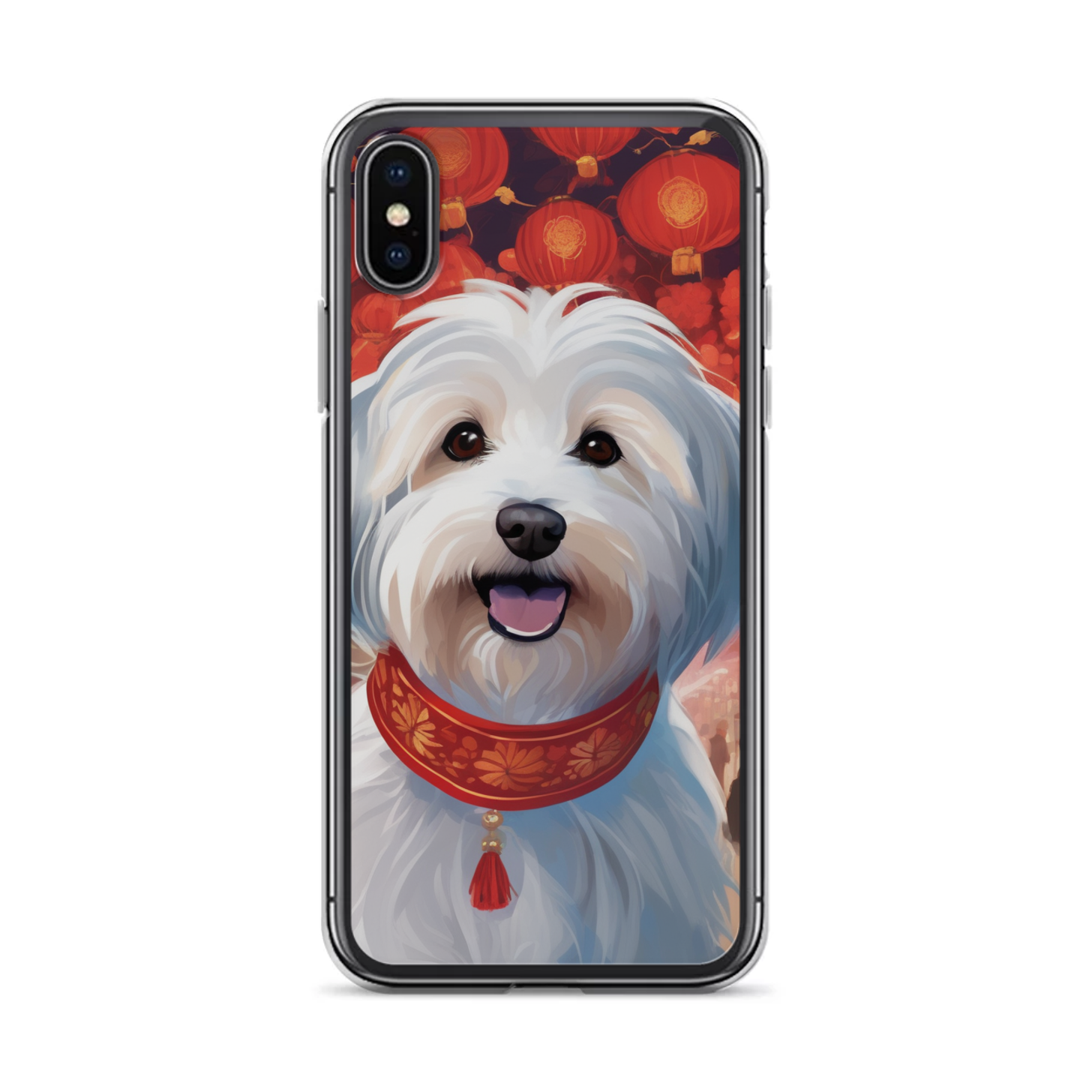 PugMug Custom White Havanese Dog iPhone Case