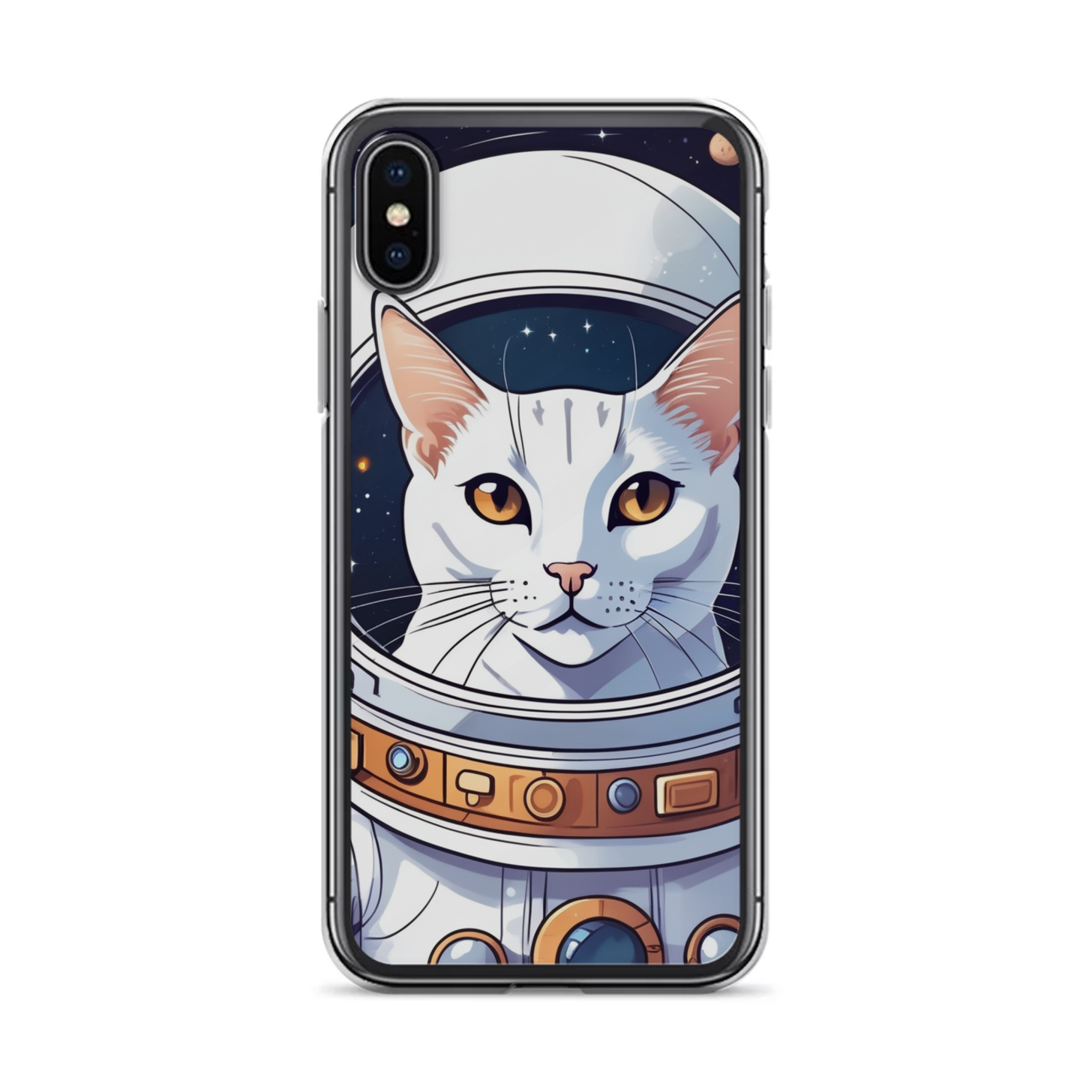 PugMug Custom White Abyssinian Cat iPhone Case