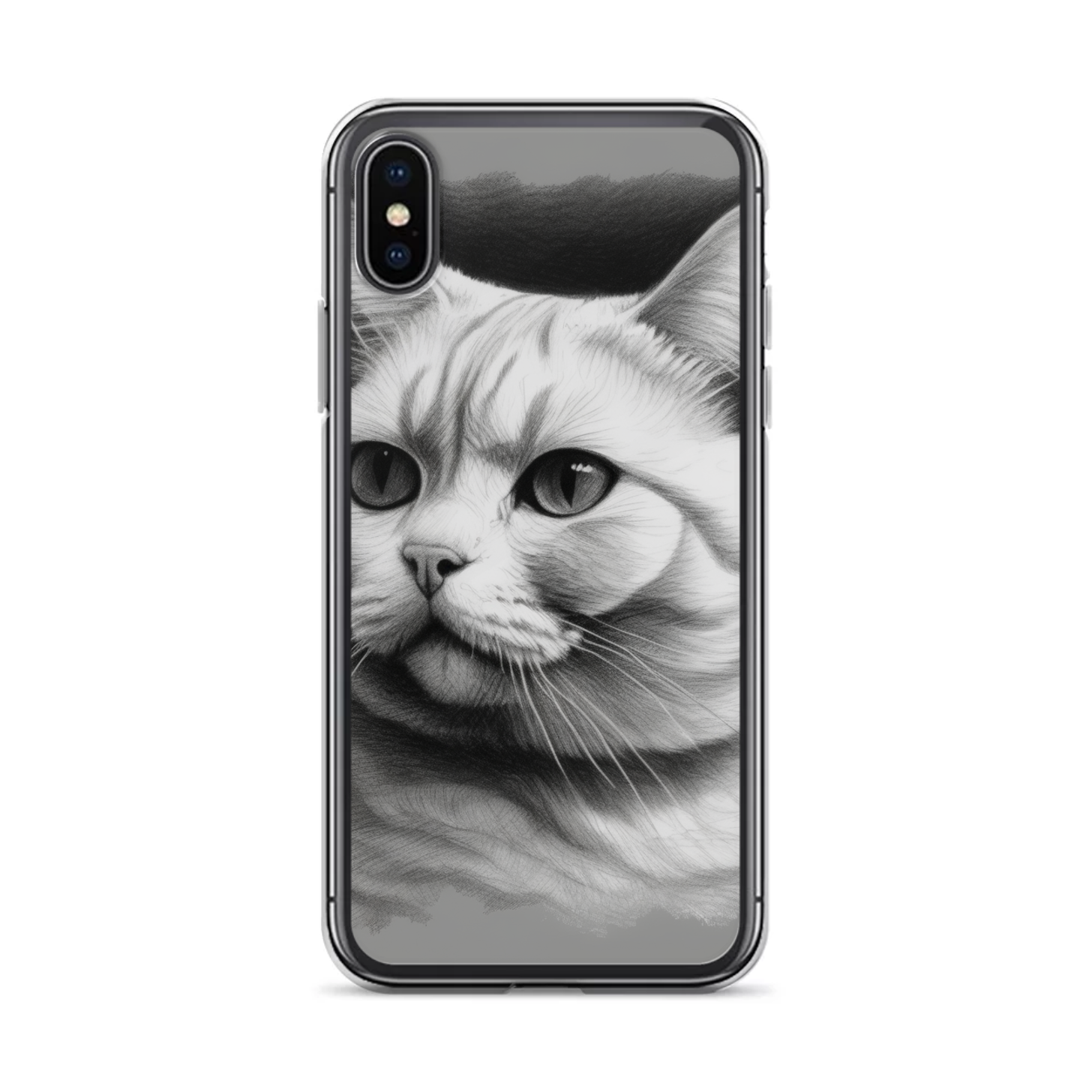 PugMug Custom White British Shorthair Cat iPhone Case