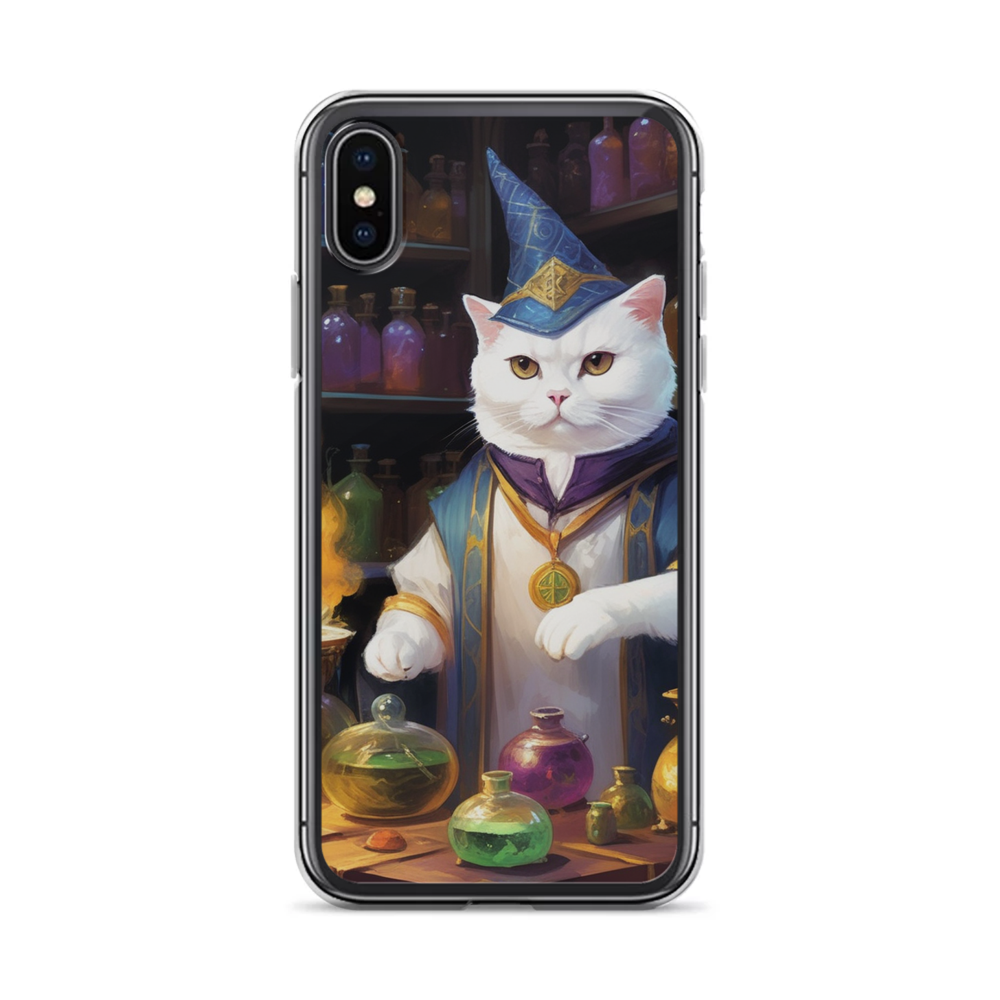 PugMug Custom White Scottish Fold Cat iPhone Case
