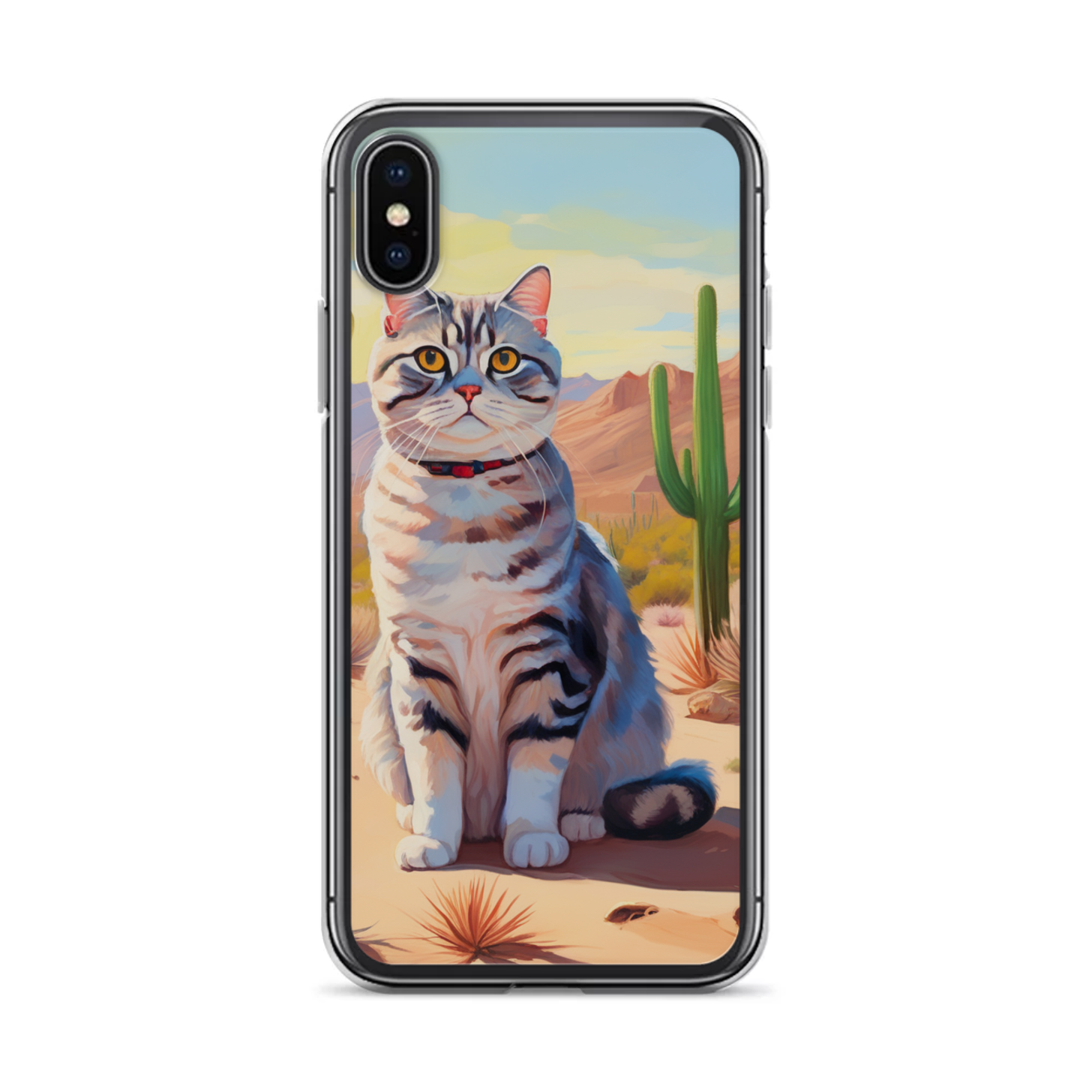 PugMug Custom Tabby Scottish Fold Cat iPhone Case