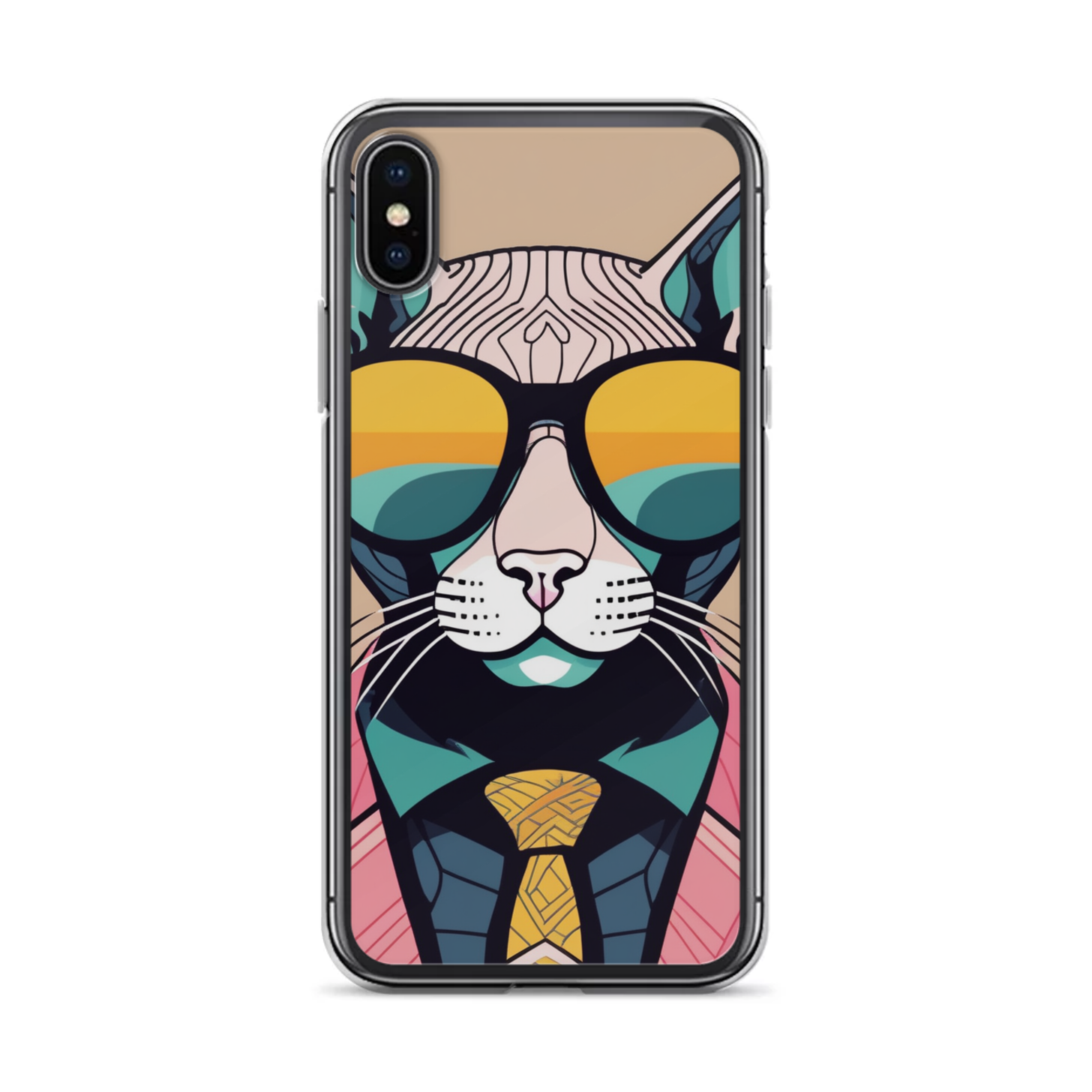 PugMug Custom Tabby Sphynx Cat iPhone Case