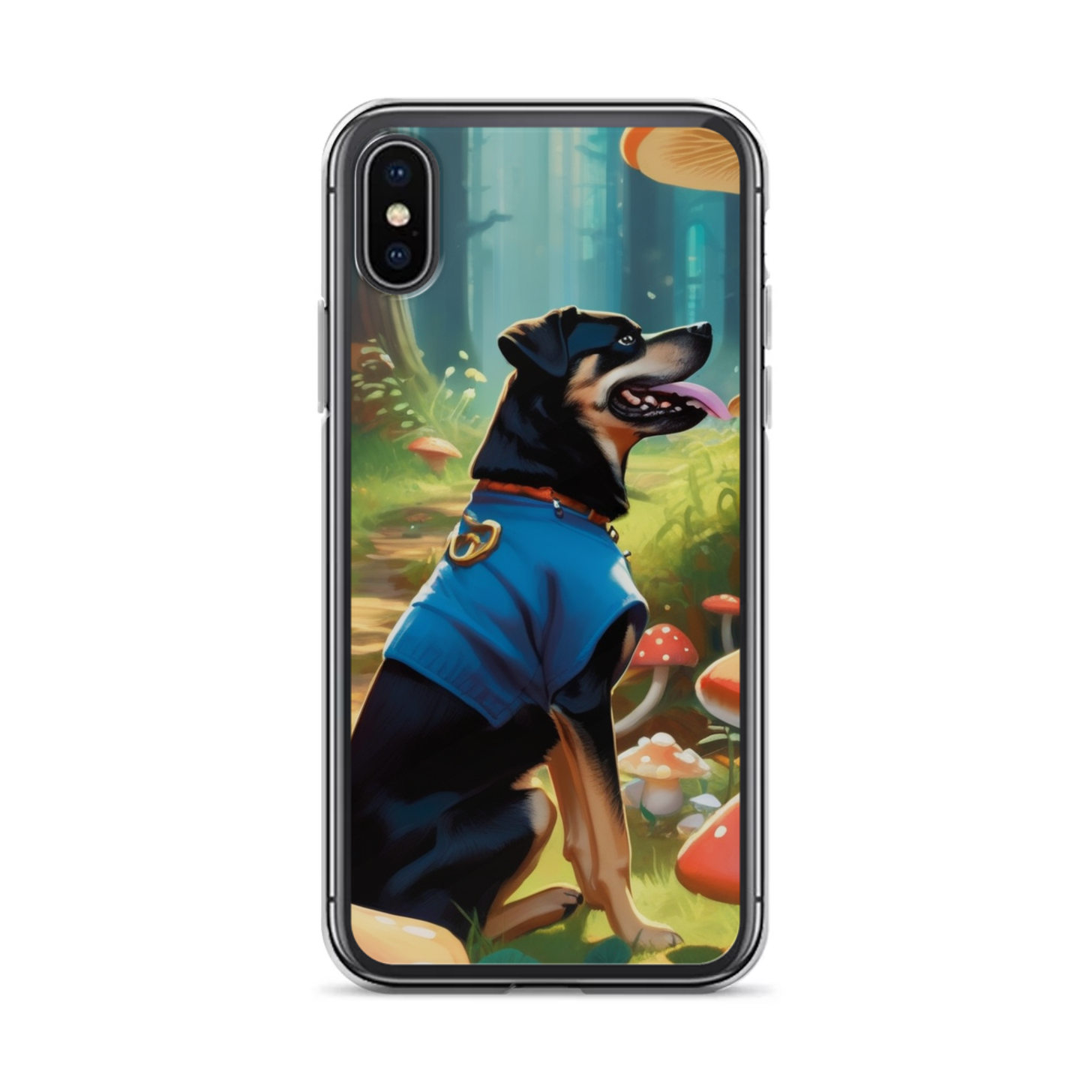 PugMug Custom Blue iPhone Case