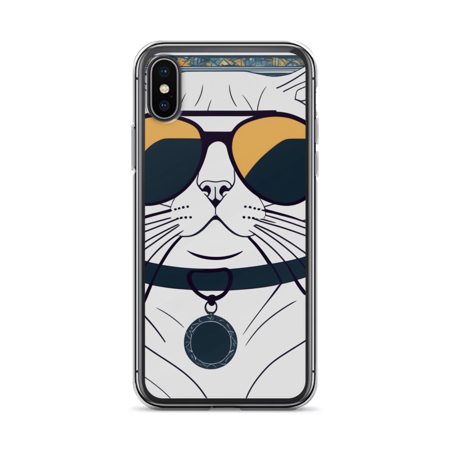 PugMug Custom White Scottish Fold Cat iPhone Case