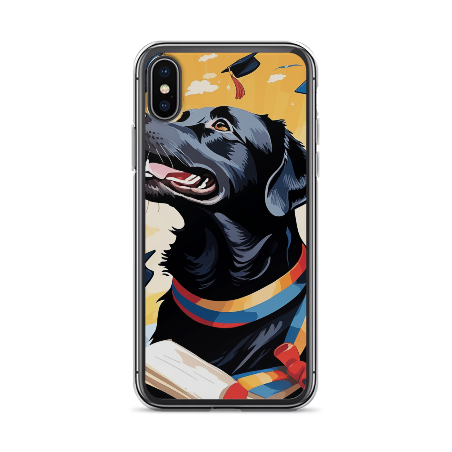 PugMug Custom Black Labrador Retriever iPhone Case