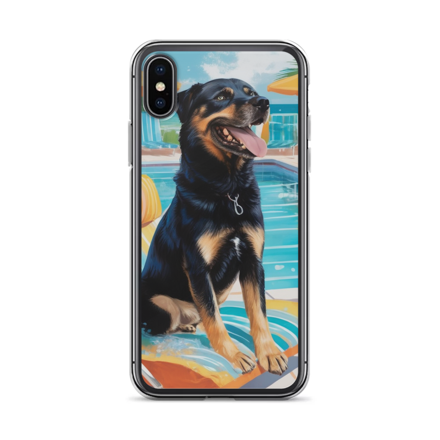 PugMug Custom Blue iPhone Case