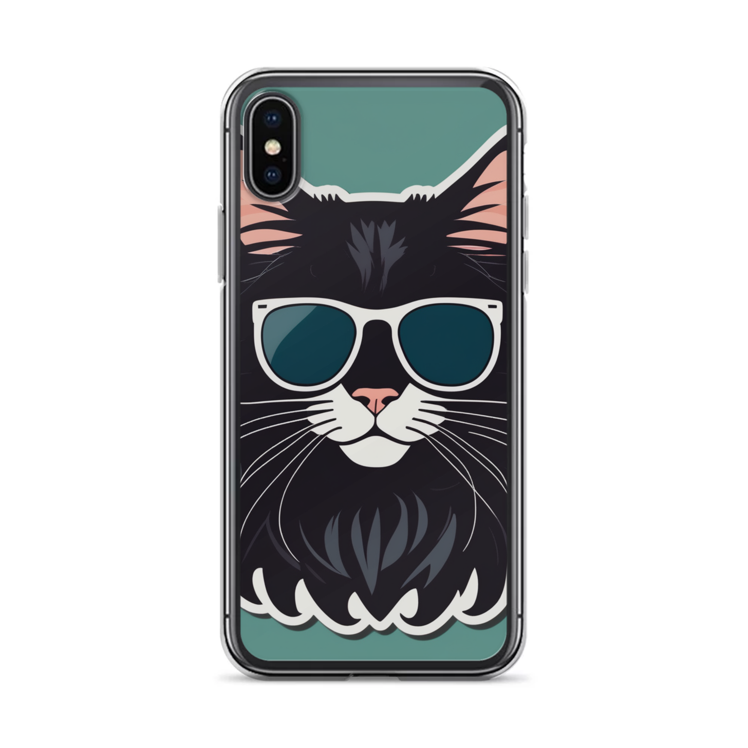 PugMug Custom Black Maine Coon Cat iPhone Case