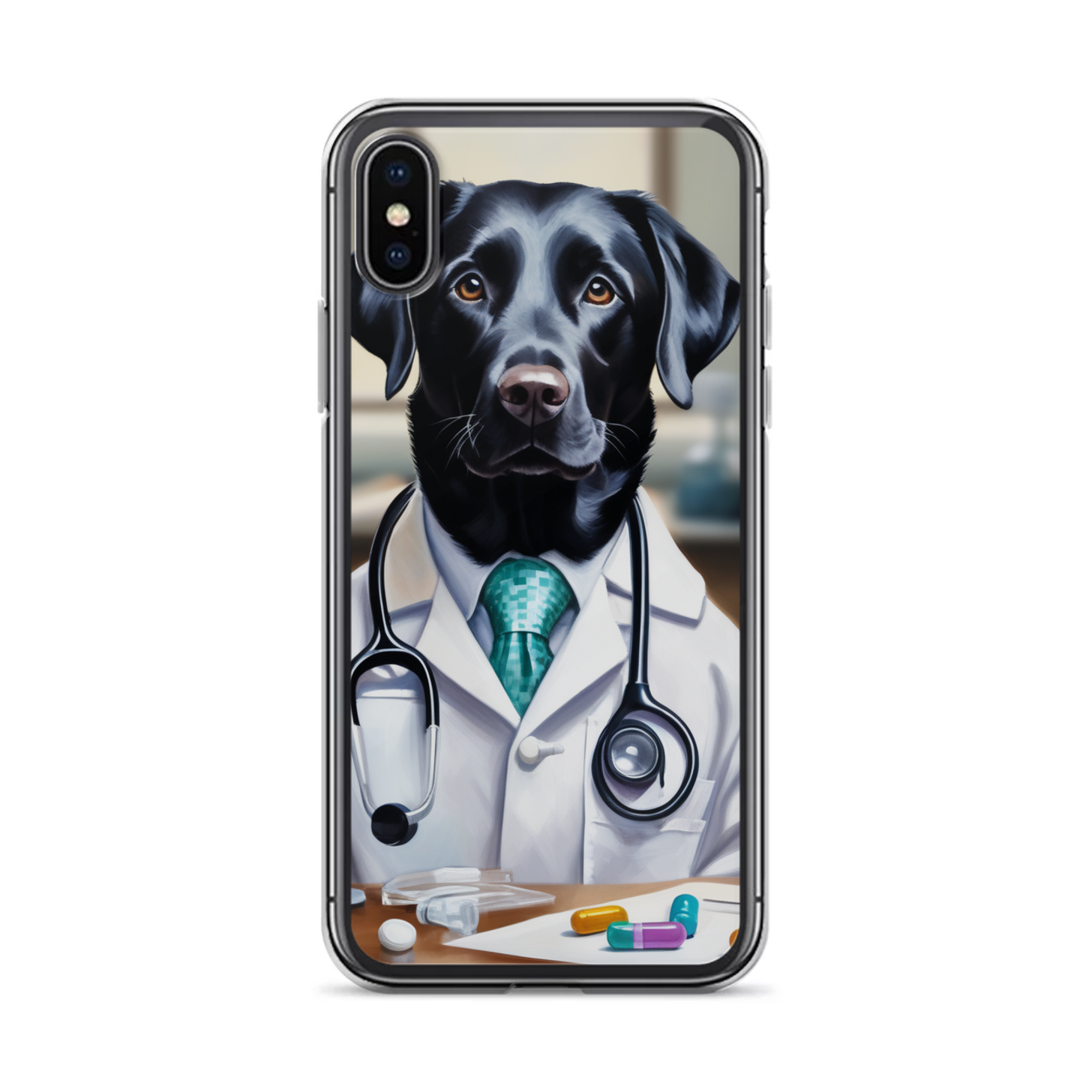 PugMug Custom Black Labrador Retriever iPhone Case