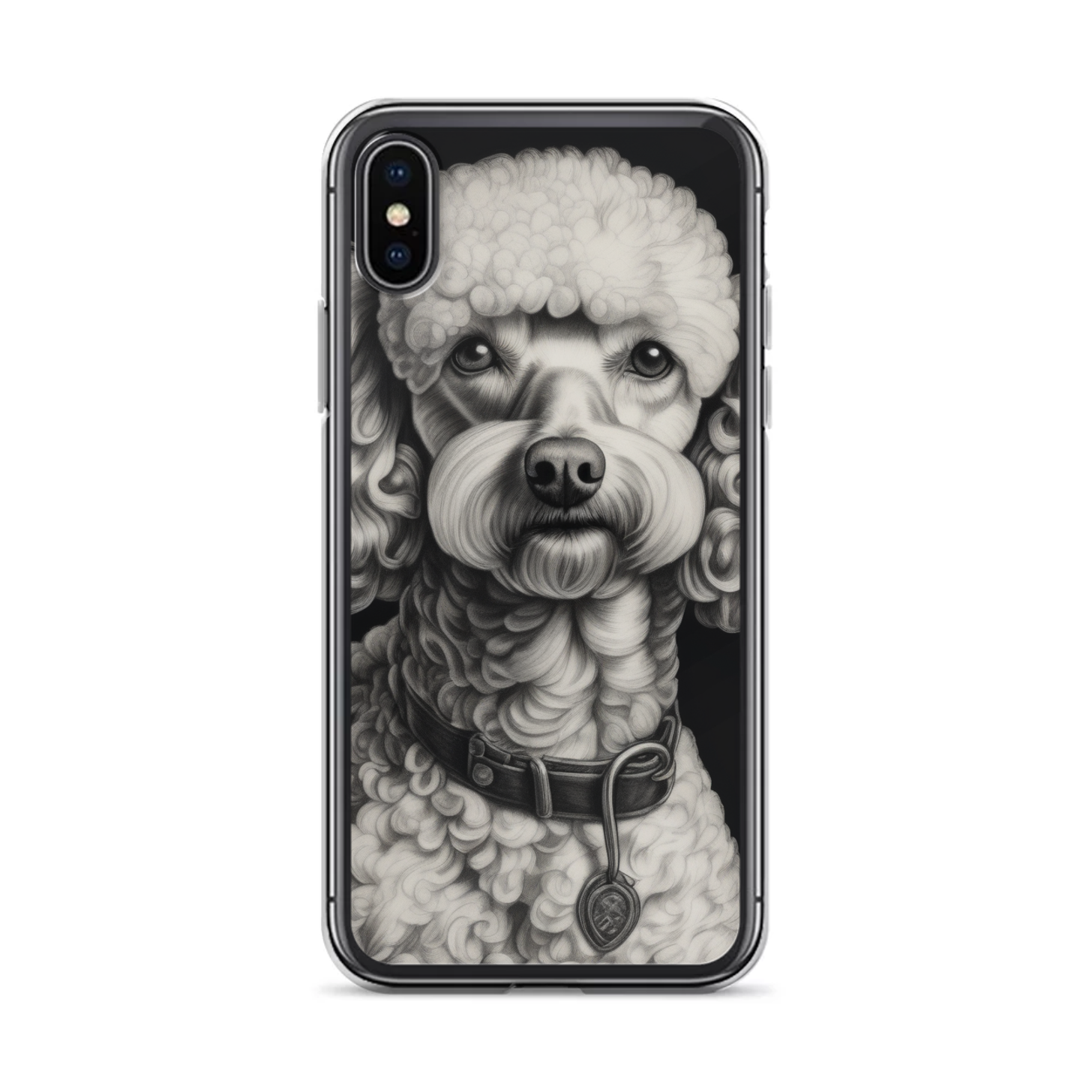 PugMug Custom White Poodle iPhone Case