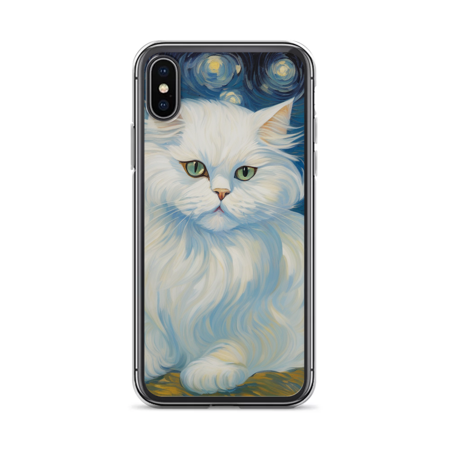 PugMug Custom White Persian Cat iPhone Case