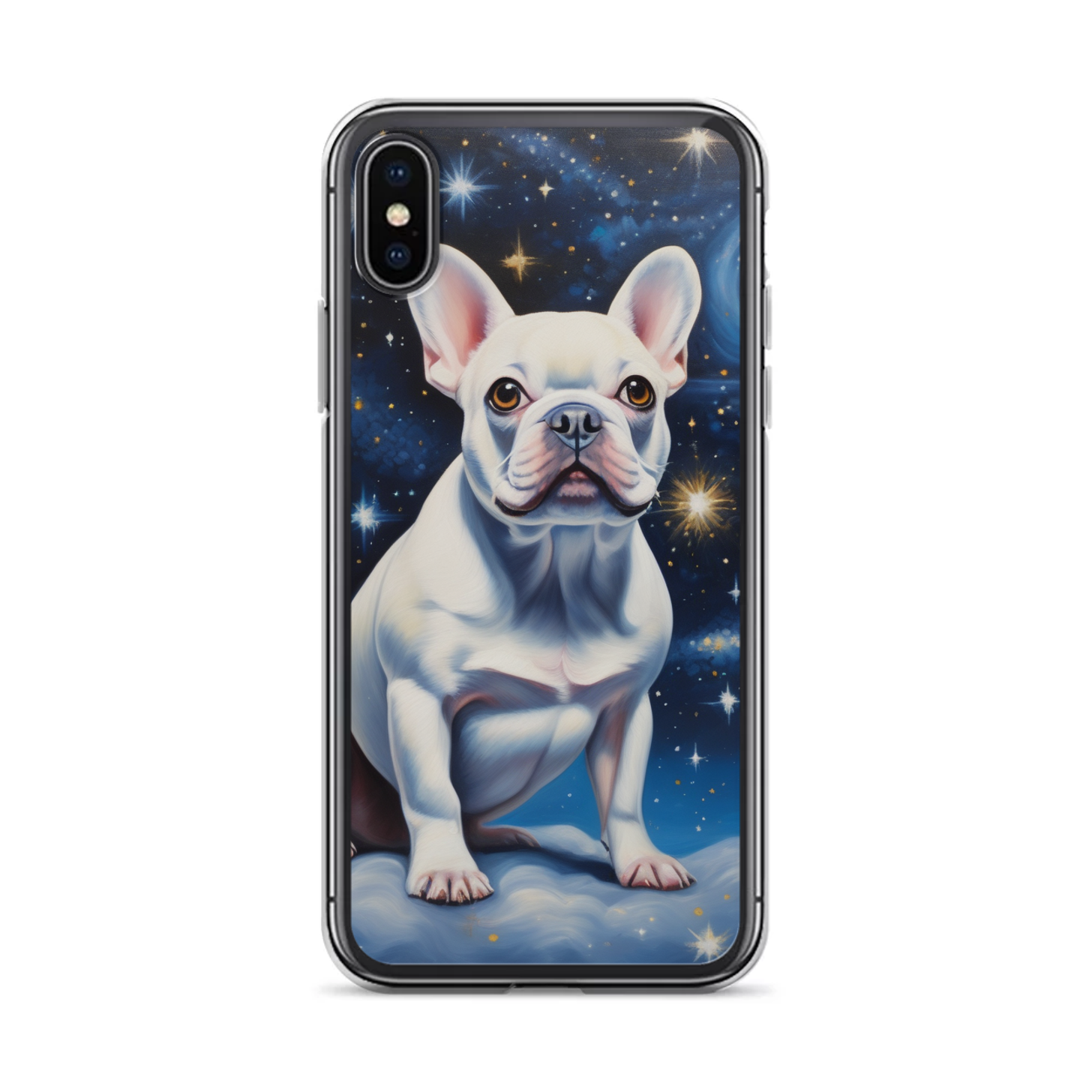 PugMug Custom White French Bulldog iPhone Case